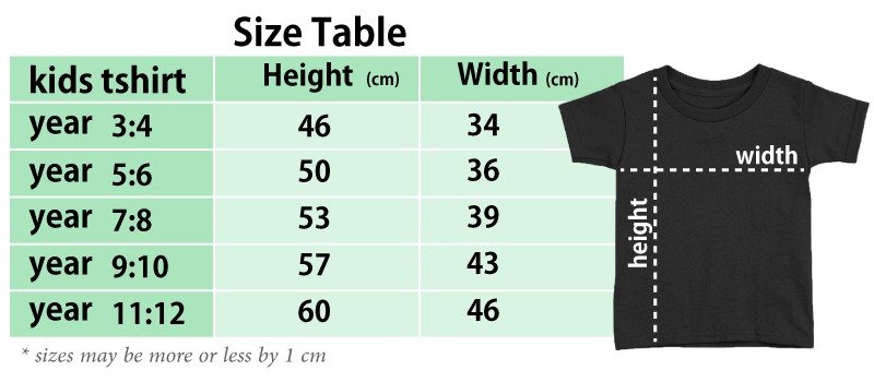 size table