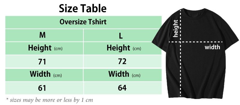 size table